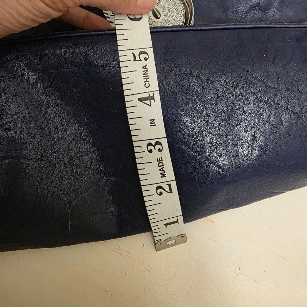 Longchamp | Indigo Leather 3D Hobo Bag - Picture 14 of 16